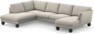 Madison Lux - 2-sits soffa med divan vänster och schäslong höger - Beige