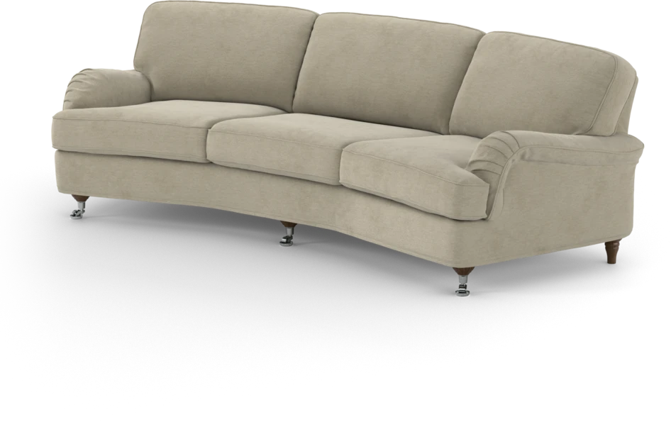Oxford - 3-sits soffa svängd - Beige