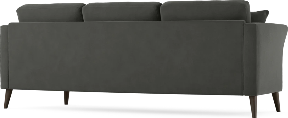 Eden - 3-sits soffa svängd - Grå