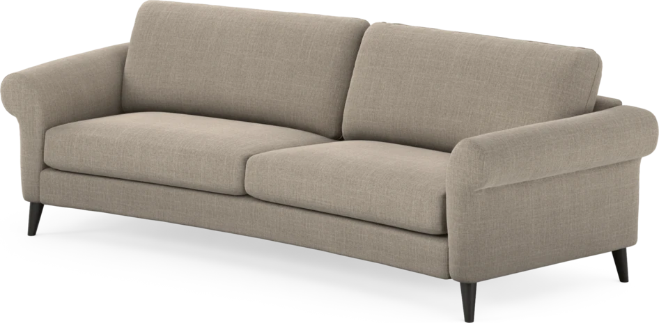 Bridge - 3-sits soffa svängd - Beige
