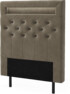 New York led - Sänggavel, 90-210 cm - Brun