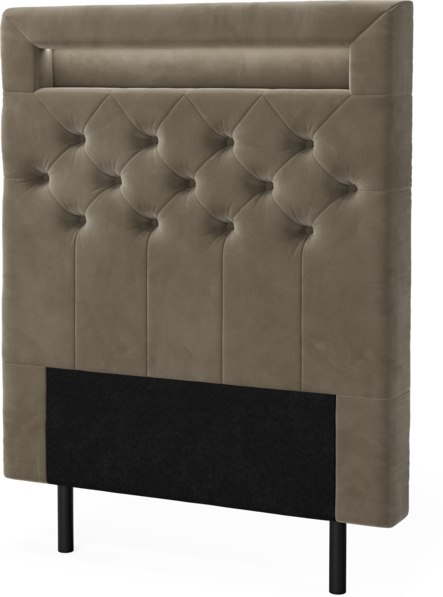 New York led - Sänggavel, 90-210 cm - Brun