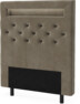 New York led - Sänggavel, 90-210 cm - Brun