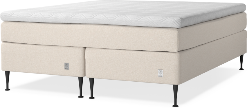 Cape Selene - Kontinentalsäng, dubbelsäng med bäddmadrass och sängben