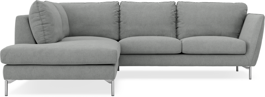 Madison - 2-sits soffa med divan vänster - Grå