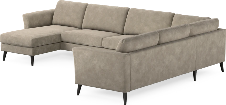 Bridge - Hörnsoffa, 3+2-sits med schäslong vänster - Beige