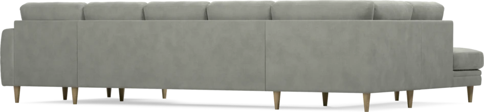 Eden - 3-sits soffa med divan vänster och schäslong höger - Grå