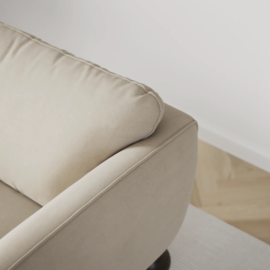Madison - 2-sits soffa med divan vänster och schäslong höger - Beige
