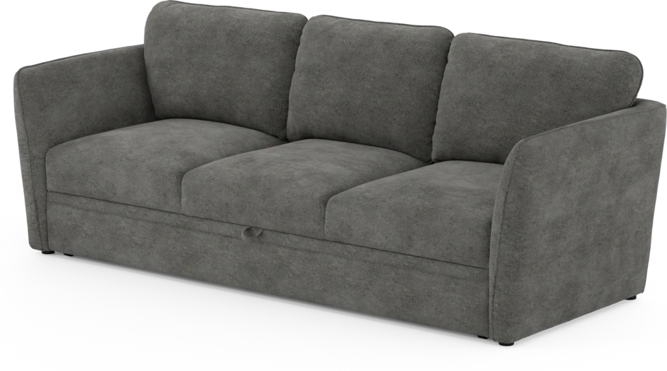 Öland - Bäddsoffa 3-sits, längsbäddad - Grå