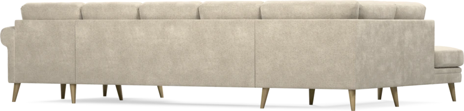 Eden - 3-sits soffa med divan vänster och schäslong höger - Beige