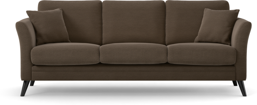Eden - 3-sits soffa - Brun