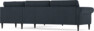 Bridge - Hörnsoffa, 3+3-sits - Blå