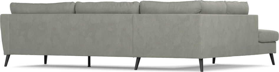 County - 2,5-sits soffa med divan vänster - Grå
