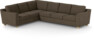 Friday - Hörnsoffa, 2+3-sits - Brun
