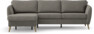 County - 3-sits soffa med flyttbar schäslong - Grå