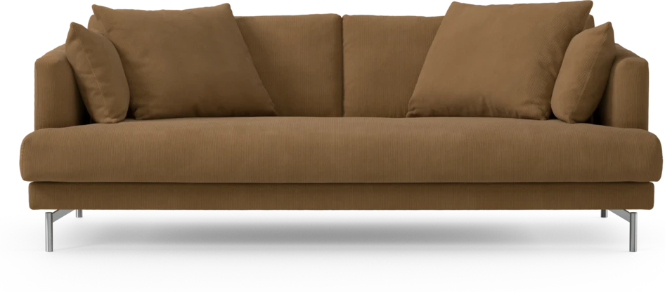 Harper - 3-sits soffa, hel dyna - Gul