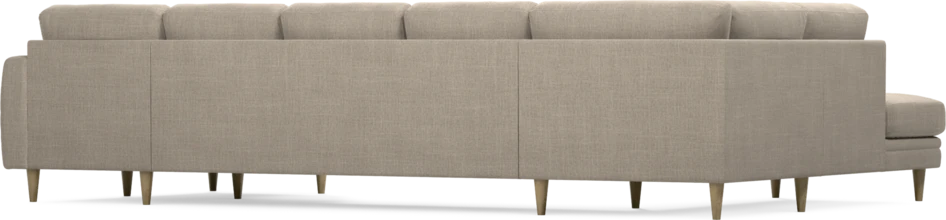 Eden - 3-sits soffa med divan vänster och schäslong höger - Beige