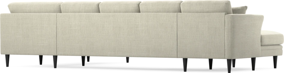 Eden - 3-sits soffa med schäslong vänster och divan höger - Beige