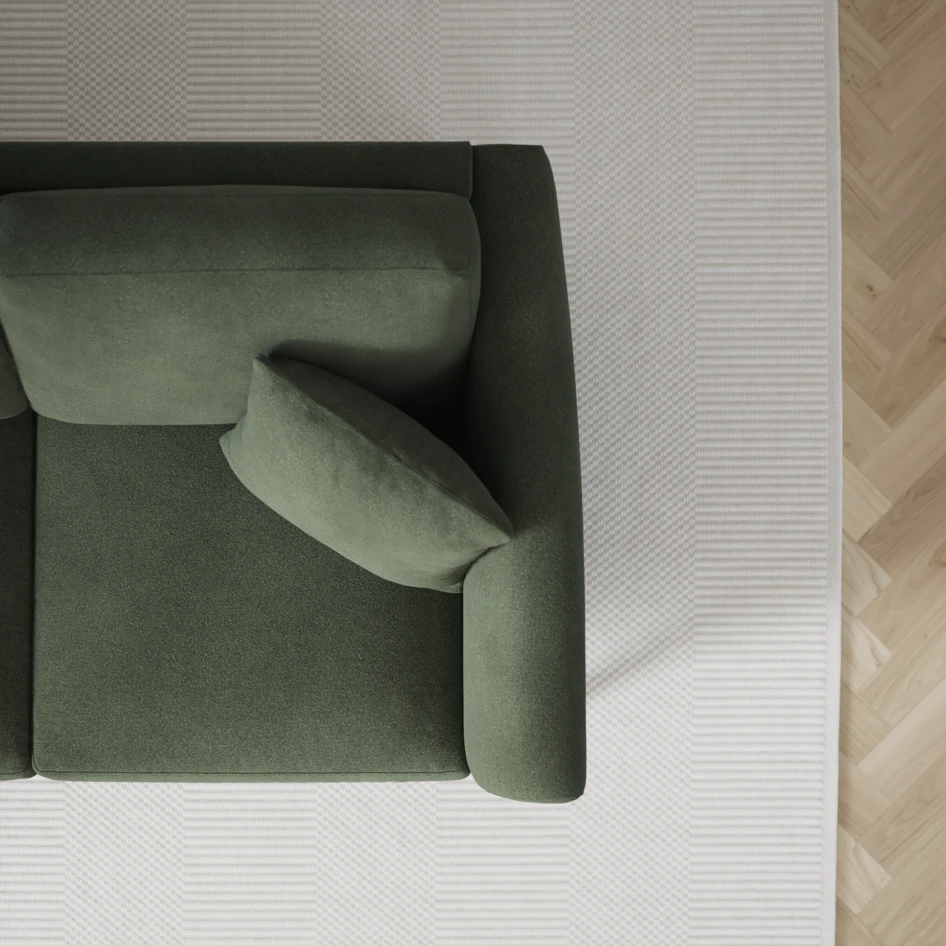 Eden - Hörnsoffa, 3+1-sits - Grön