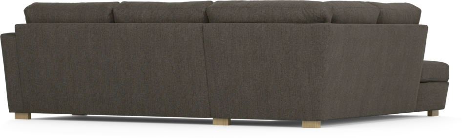 Friday - 2,5-sits soffa med divan vänster - Brun