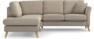 Eden - 2-sits soffa med divan - Beige