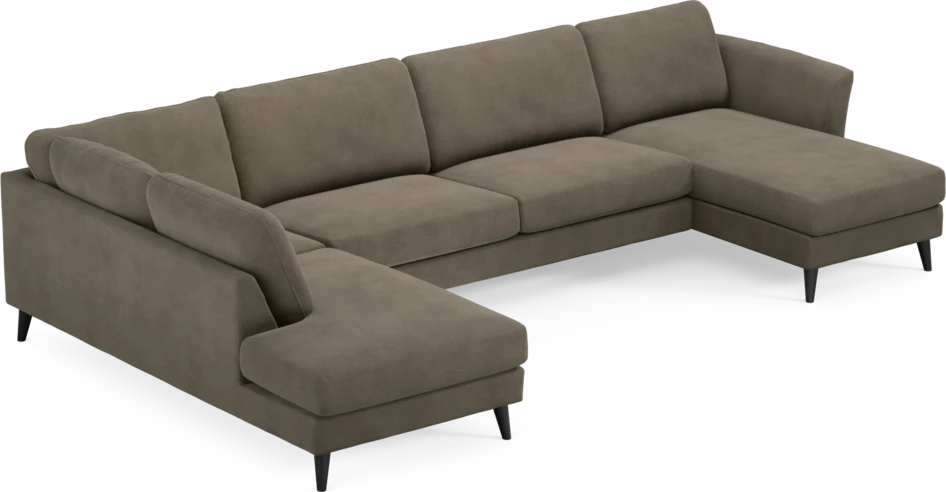 Bridge - 3-sits soffa med divan vänster och schäslong höger - Beige