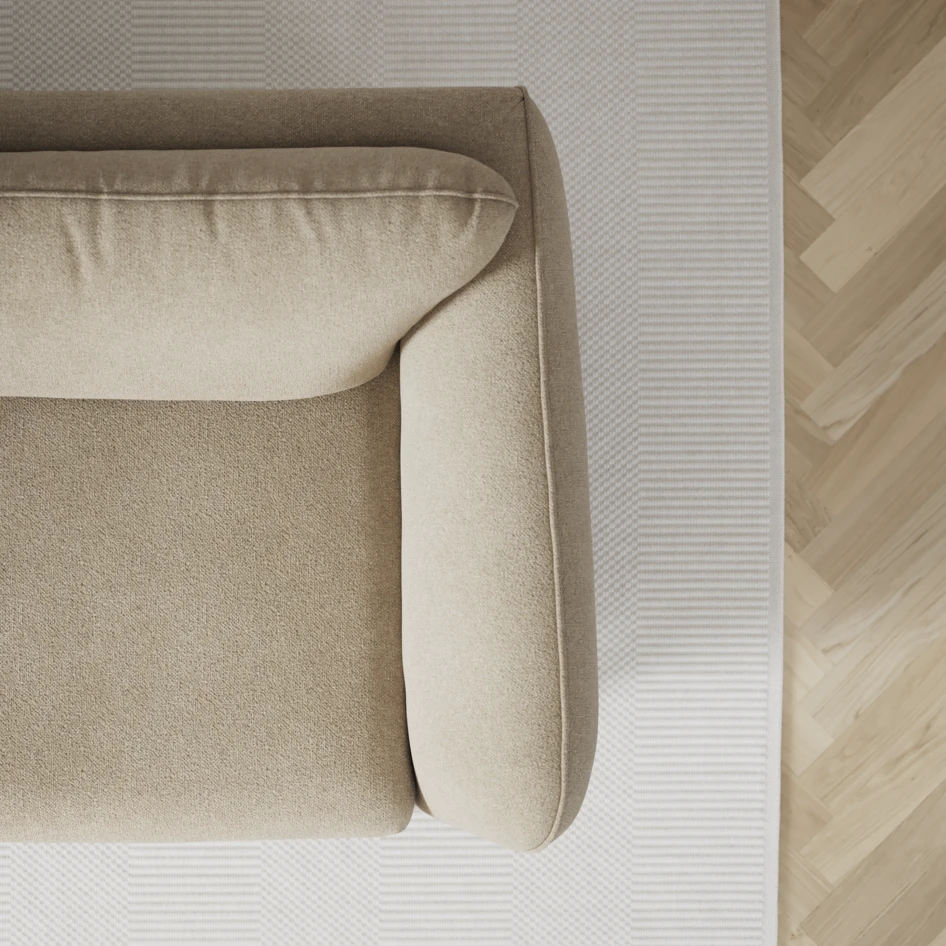 Madison - 2-sits soffa med divan vänster och schäslong höger - Beige