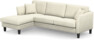 Eden - 2,5-sits soffa med schäslong - Vit