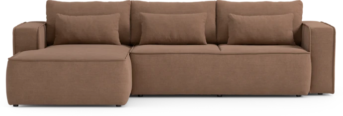 Ide, Bäddsoffa 3-sits med schäslong vänster