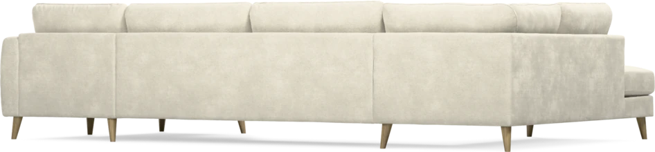 Bridge - 3-sits soffa med divan vänster och schäslong höger - Vit