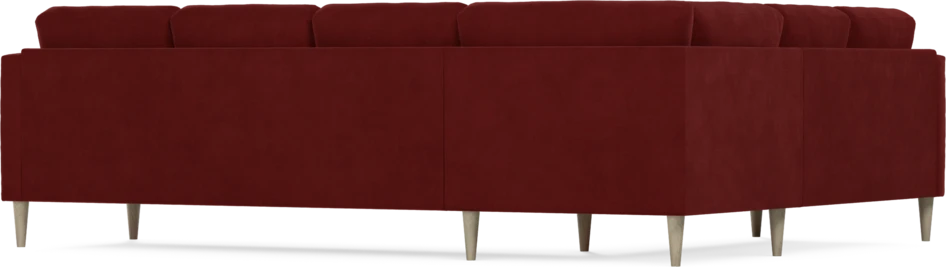 Eden - Hörnsoffa, 2+3-sits - Röd