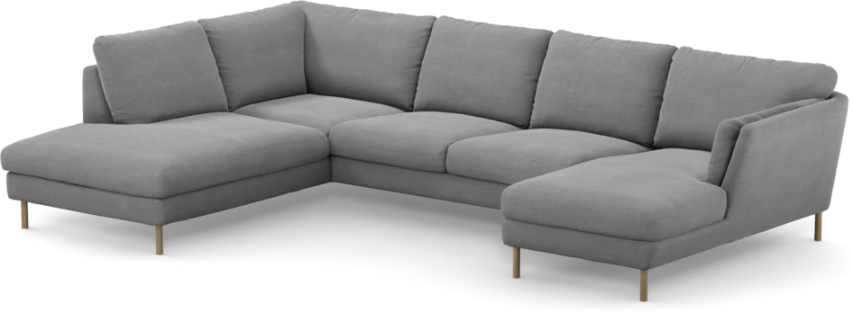 Madison - 2-sits soffa med divan vänster och schäslong höger - Grå