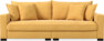 Rossi - 3-sits soffa, hel dyna - Gul