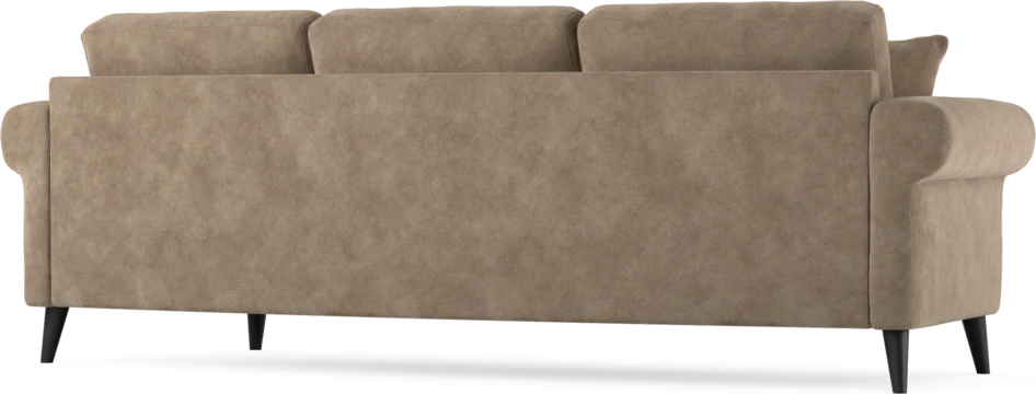 Eden - 3-sits soffa svängd - Beige