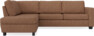 Friday - 2,5-sits soffa med divan vänster - Orange