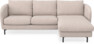 Madison Lux - 2-sits soffa med schäslong höger - Beige