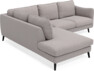 Madison - 2-sits soffa med divan vänster - Grå