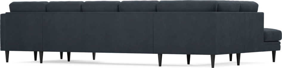 Eden - 3-sits soffa med divan vänster och schäslong höger - Blå