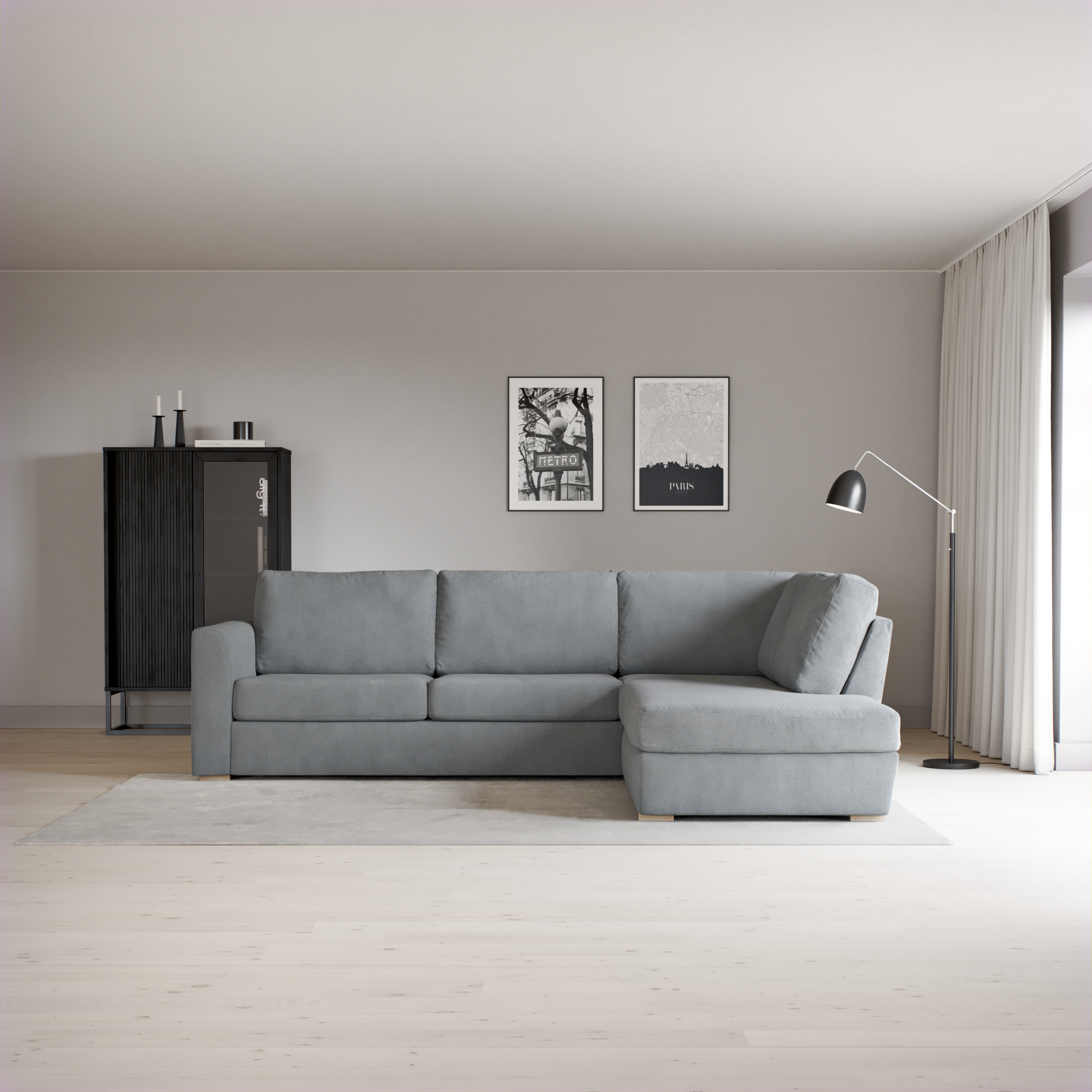 Friday - 2,5-sits soffa med divan höger - inspiration