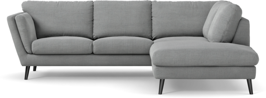 Madison Lux - 2-sits soffa med divan höger - Grå