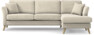 Eden - 2,5-sits soffa med schäslong - Beige