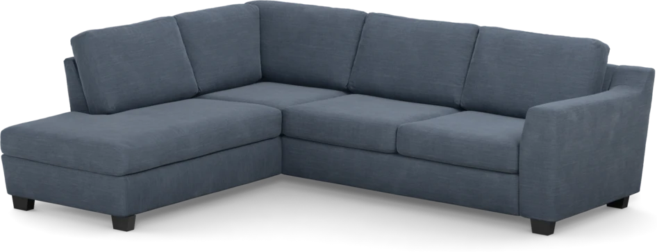 Friday - 2,5-sits soffa med divan vänster - Blå