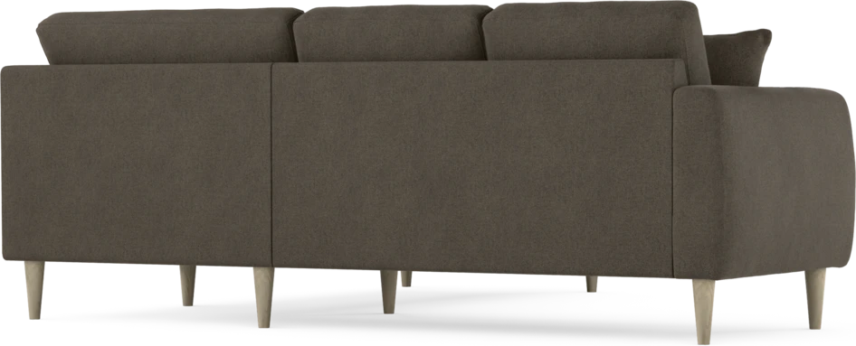Eden - Hörnsoffa, 2+2-sits - Brun