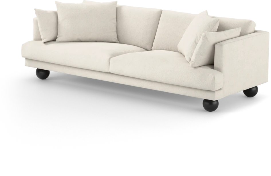 Harper - 4-sits soffa - Vit
