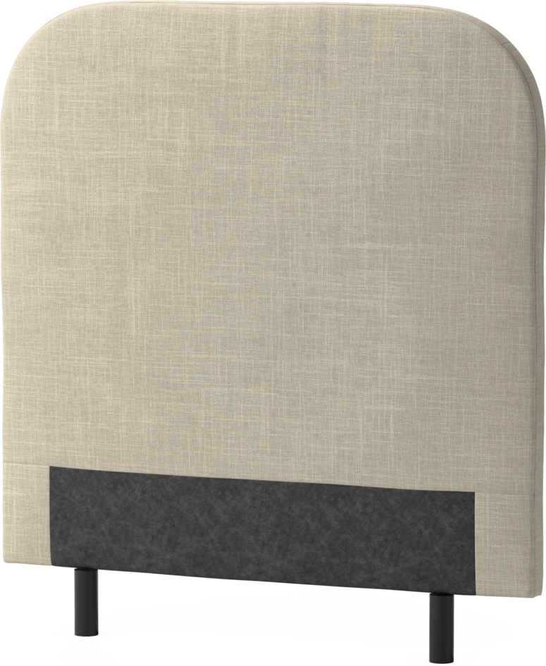 Delux Rundad - Sänggavel, 90-210 cm - Beige