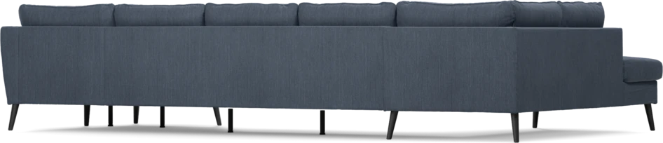 County - 4-sits soffa med divan vänster och schäslong höger - Blå