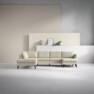 County - 3-sits soffa med divan vänster och schäslong höger - Beige