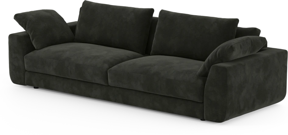 Amie - 4-sits soffa - Svart