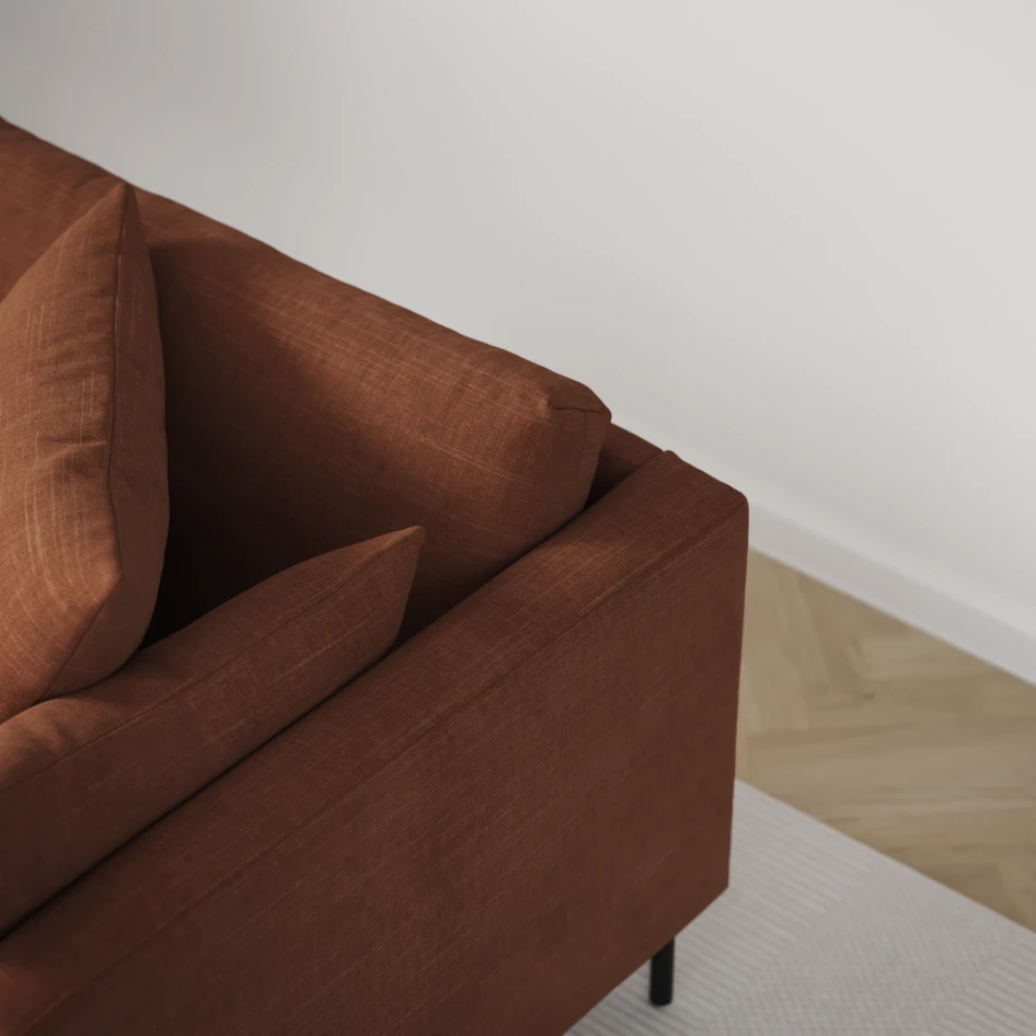 Harper - 3-sits soffa - Orange