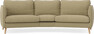 Madison - 3-sits soffa svängd, 90 cm - Gul